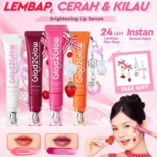 Glad2Glow BRIGHTENING LIP SERUM 7g