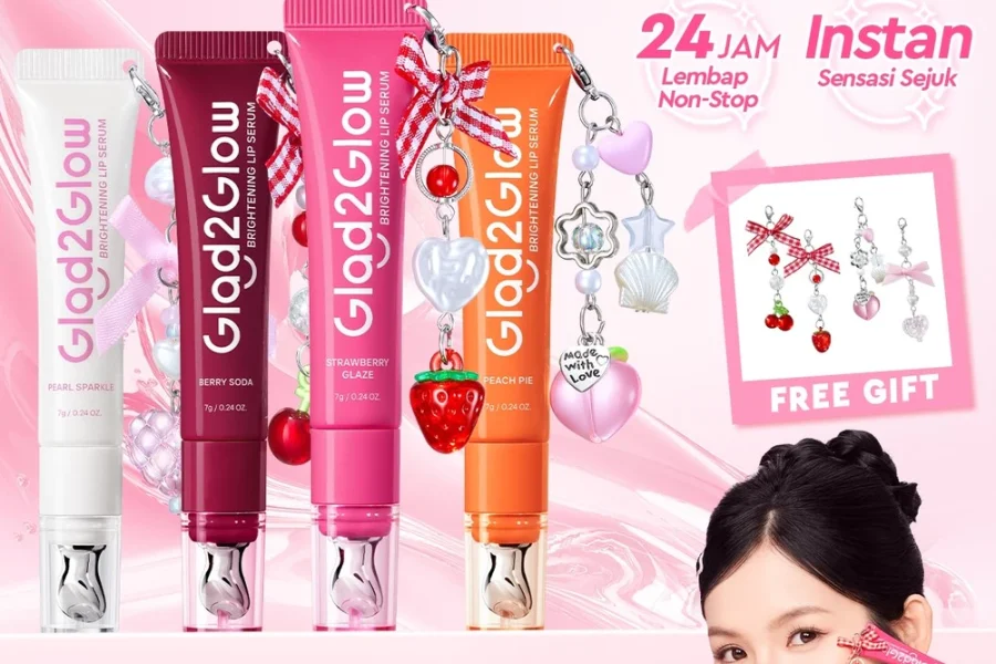 Glad2Glow BRIGHTENING LIP SERUM 7g